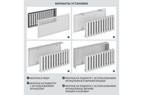 Купить Экран д/радиатора 90*60 Готико СОНОМА  Стильный Дом 545905 фото №3