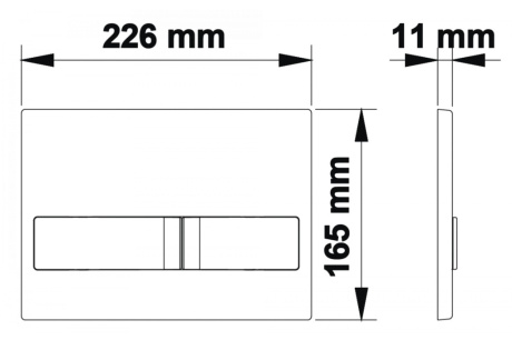 Купить Кнопка для инсталляции BERGES NOVUM L5 Soft Touch черная 040015 фото №5