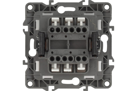 Купить Выключатель 2кл  10АХ-250В  IP20  Эра12 антрацит  ЭРА 12-1104-05 фото №4
